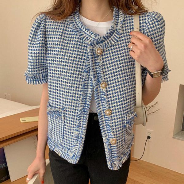 women's jackets summer gentle elegant coats women korean temperament o neck tassel patchwork pearl button loose puff sleeve jacket, Black;brown
women's jackets summer gentle elegant coats women korean temperament o neck tassel patchwork pearl button loose puff sleeve jacket, Black;brown