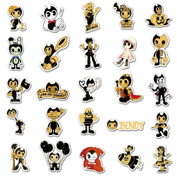 bendy and the ink machine cartoon 50 sheets anime printing sticker waterproof can be pasted repeatedly
bendy and the ink machine cartoon 50 sheets anime printing sticker waterproof can be pasted repeatedly