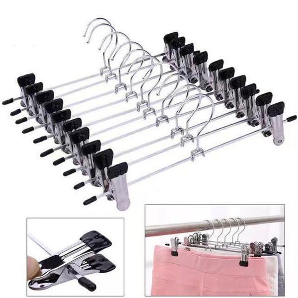hangers & racks 10pcs/lot for clothes stainless steel clip stand hanger pants skirt kid adjustable pinch grip cabide drying rack
hangers & racks 10pcs/lot for clothes stainless steel clip stand hanger pants skirt kid adjustable pinch grip cabide drying rack