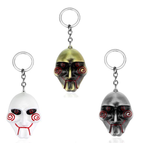 horror movie saw keychain mask metal alloy key chain keyring bag purse key chain ring souvenirs for men gift car accessories, Silver
horror movie saw keychain mask metal alloy key chain keyring bag purse key chain ring souvenirs for men gift car accessories, Silver