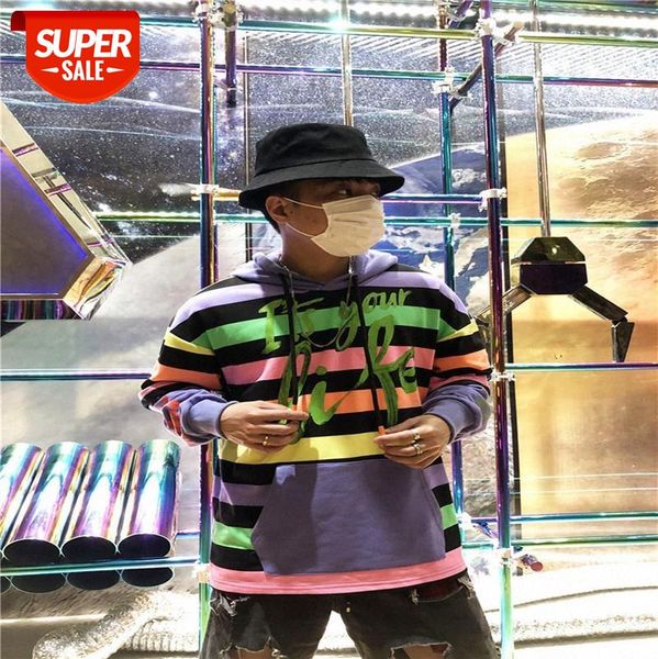 guochao original sweater striped loose print pullover couple men and women #8t5b, Black
guochao original sweater striped loose print pullover couple men and women #8t5b, Black