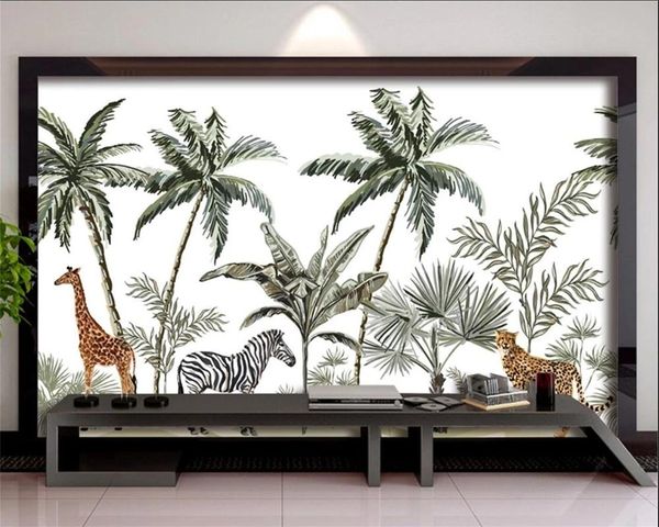 wallpapers custom painting 3d hand painted tropical rain forest plant animal background mural home wall decoration self adhesive wallpaper
wallpapers custom painting 3d hand painted tropical rain forest plant animal background mural home wall decoration self adhesive wallpaper