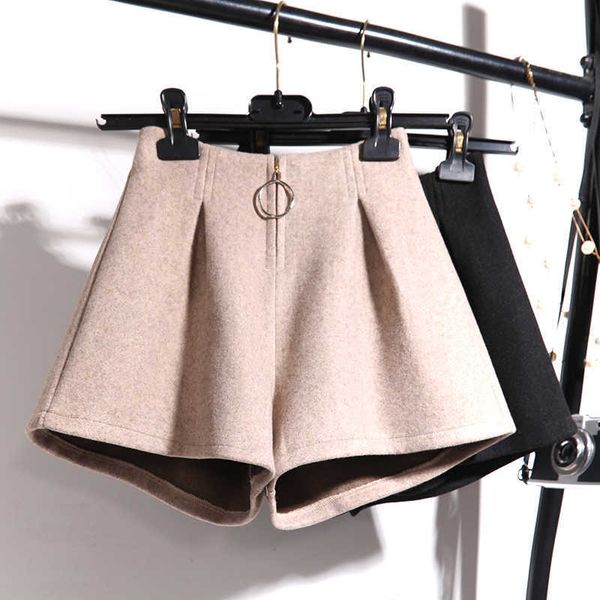 fashion women wool shorts summer high waist with rings pockets harajuku casual short 210601, White;black
fashion women wool shorts summer high waist with rings pockets harajuku casual short 210601, White;black