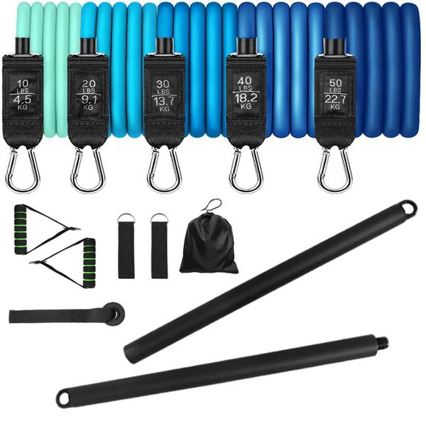 pcs resistance bands set fitness exercise tube pull up assist rope elastic rubber training expander pilates bar
pcs resistance bands set fitness exercise tube pull up assist rope elastic rubber training expander pilates bar