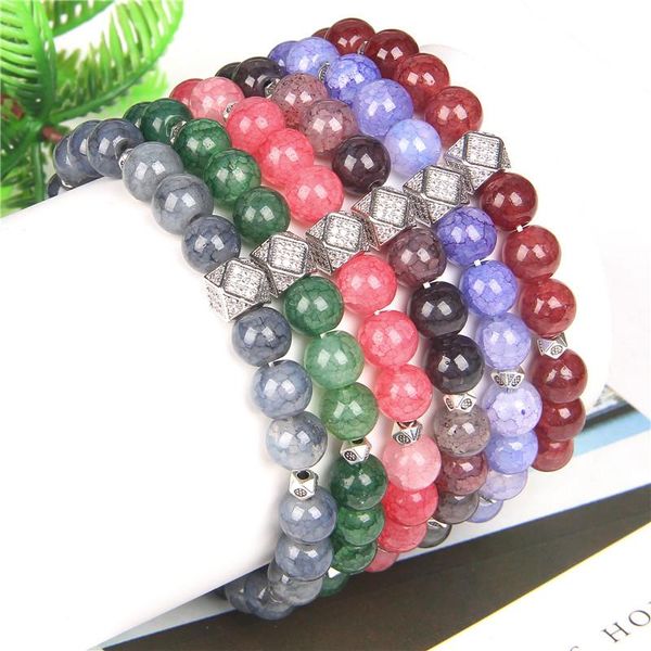 beaded, strands multicolor cracked veins agates beaded bracelets for women men cz cube charm bracelet ethnic rope reiki healing fashion jewe, Black
beaded, strands multicolor cracked veins agates beaded bracelets for women men cz cube charm bracelet ethnic rope reiki healing fashion jewe, Black