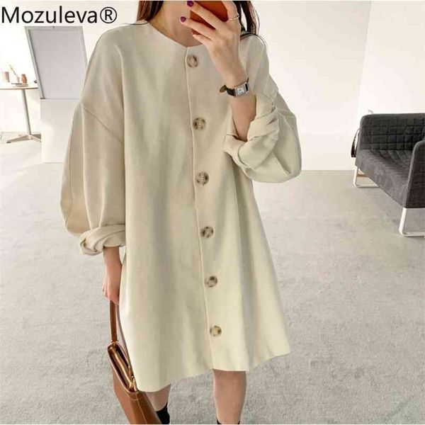 minimalism loose solid women summer casual vestidos puff sleeve o-neck single-breasted female mini dress 210416, White
minimalism loose solid women summer casual vestidos puff sleeve o-neck single-breasted female mini dress 210416, White