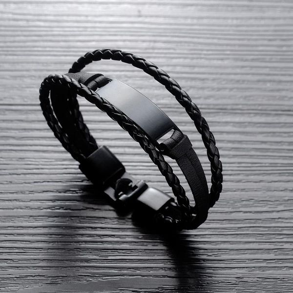 link, chain european and american retro style pulsera hombre multiple layers fashion metal bracelets black alloy pu leather men bangles
link, chain european and american retro style pulsera hombre multiple layers fashion metal bracelets black alloy pu leather men bangles