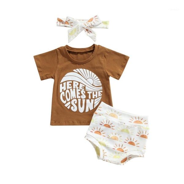 clothing sets baby girls 2pcs summer outfits short sleeve letter sun print + shorts headband set 0-3 years, White
clothing sets baby girls 2pcs summer outfits short sleeve letter sun print + shorts headband set 0-3 years, White