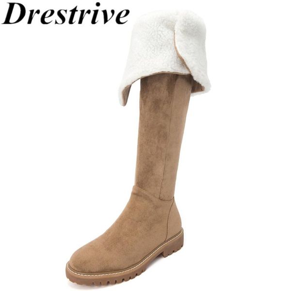 boots drestrive women over knee high low heel 3 cm autumn winter non slip zipper buckskin lambswool 2021 knight platform, Black
boots drestrive women over knee high low heel 3 cm autumn winter non slip zipper buckskin lambswool 2021 knight platform, Black