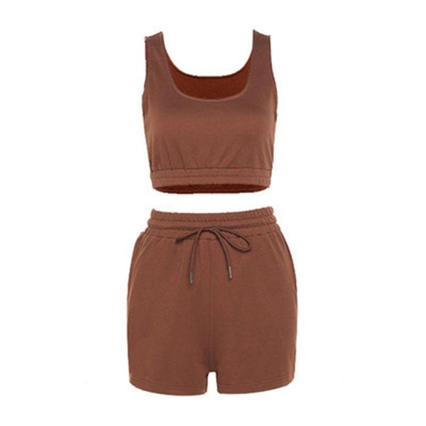 women's tracksuits bra shorts sets women tracksuit 2021 summer 2 piece womens outfits brown apricot pink black ensemble femme conjuntos, Gray
women's tracksuits bra shorts sets women tracksuit 2021 summer 2 piece womens outfits brown apricot pink black ensemble femme conjuntos, Gray