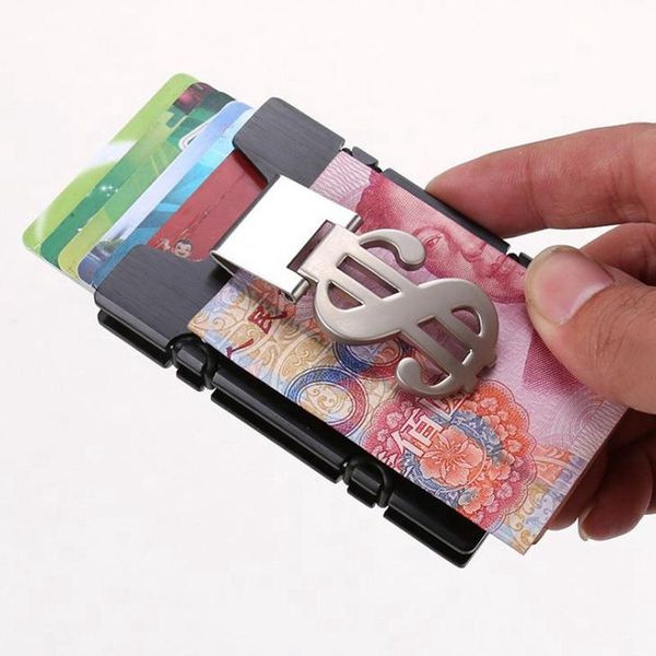 card holders aluminum rfid business id holder cash clip men women double metal case anti-thief protector, Brown;gray
card holders aluminum rfid business id holder cash clip men women double metal case anti-thief protector, Brown;gray