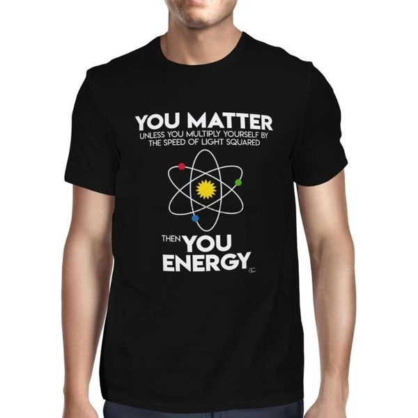 men's t-shirts mens you matter science t-shirt, White;black