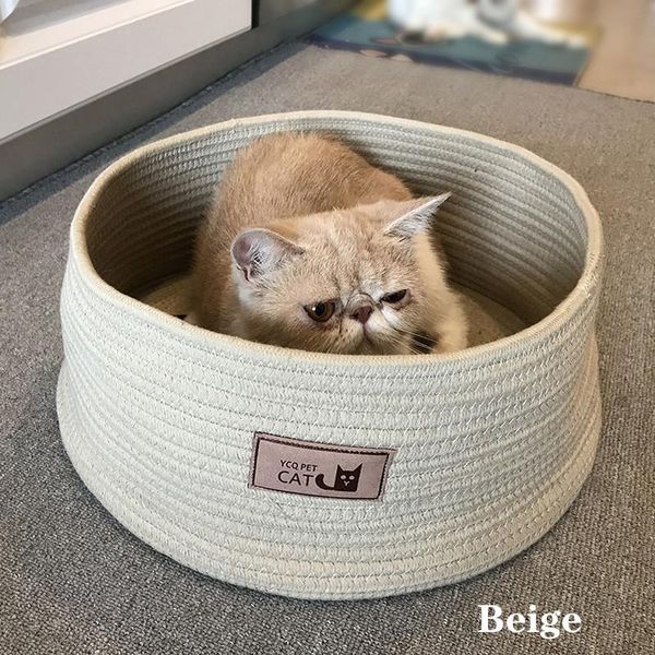 cat beds & furniture arrival cotton rope knitting pet kennel anti-scratch bed sleeping bags mat scratching house
cat beds & furniture arrival cotton rope knitting pet kennel anti-scratch bed sleeping bags mat scratching house