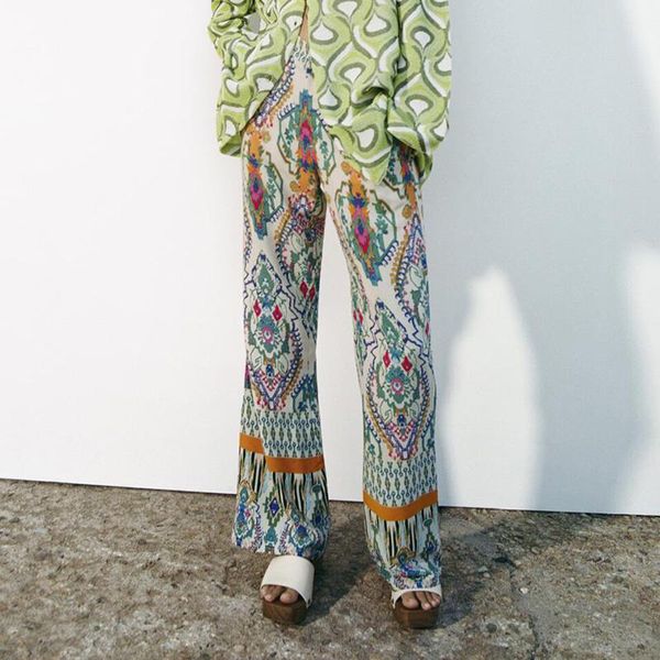 women's pants & capris agong bohemian printed women fashion loose pocket trousers elegant summer long flare female ladies, Black;white
women's pants & capris agong bohemian printed women fashion loose pocket trousers elegant summer long flare female ladies, Black;white