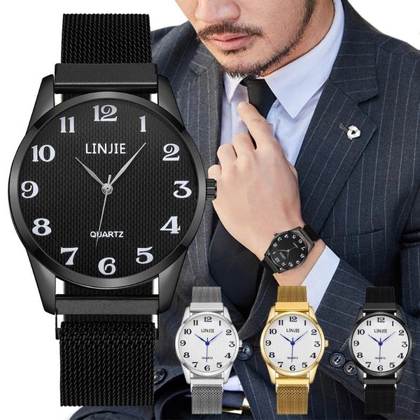 wristwatches men magnetic stainless steel watch luxury quartz wrist watches business casual for man clock relogio masculino, Slivery;brown
wristwatches men magnetic stainless steel watch luxury quartz wrist watches business casual for man clock relogio masculino, Slivery;brown