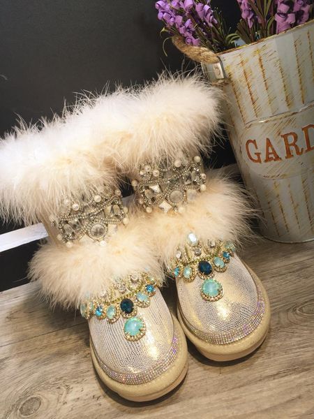 boots sequins glitter leather green gem crystal pearl snow real fur woman plush inside blling bling rhinestone winter, Black
boots sequins glitter leather green gem crystal pearl snow real fur woman plush inside blling bling rhinestone winter, Black