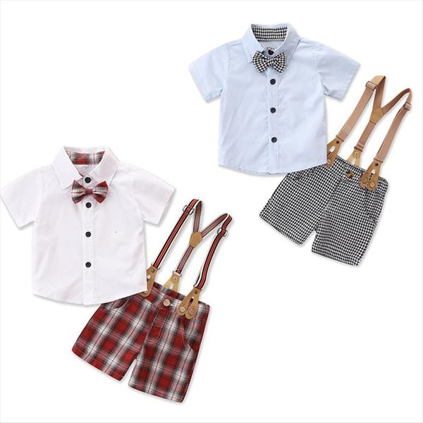 0 4y infant kids boys gentleman clothes sets short sleeve lapel bowknot shirt suspender pants, White
0 4y infant kids boys gentleman clothes sets short sleeve lapel bowknot shirt suspender pants, White