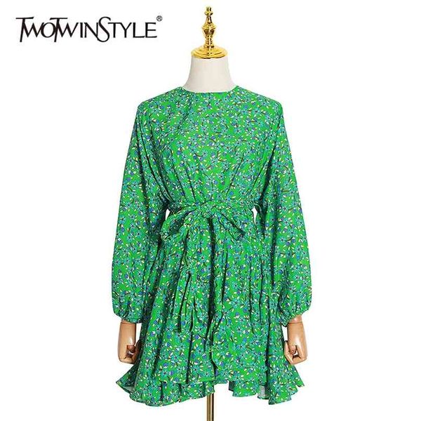 elegant print women dress o neck lantern long sleeve high waist lace up bow ruffles mini dresses for female fashion 210520, Black;gray
elegant print women dress o neck lantern long sleeve high waist lace up bow ruffles mini dresses for female fashion 210520, Black;gray