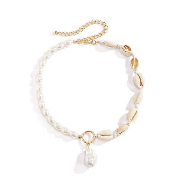 chokers 2021 fashion european and american women simple bohemian pearl shell conch necklace summer beach jewelry gift, Golden;silver
chokers 2021 fashion european and american women simple bohemian pearl shell conch necklace summer beach jewelry gift, Golden;silver
