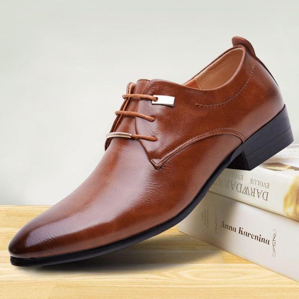 dress shoes men leather man business classic style flats brown black lace up pointed toe shoe for oxford
dress shoes men leather man business classic style flats brown black lace up pointed toe shoe for oxford
