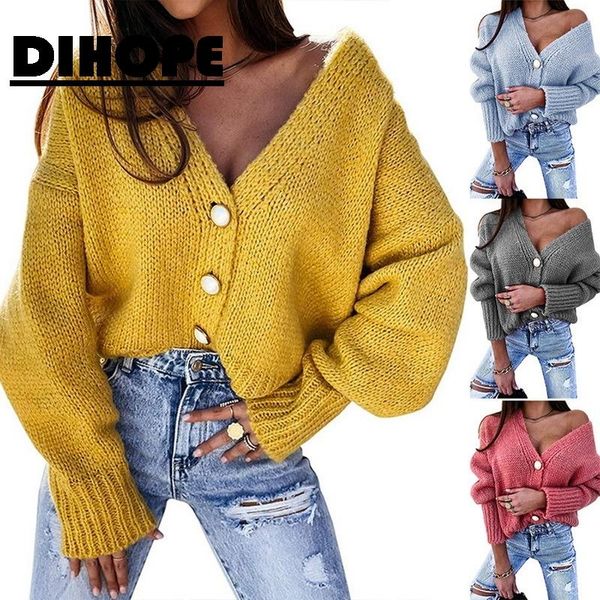 women's knits & tees women short cardigan knitted sweater autumn winter long sleeve v neck jumper cardigans casual streetwear fashion p, White
women's knits & tees women short cardigan knitted sweater autumn winter long sleeve v neck jumper cardigans casual streetwear fashion p, White