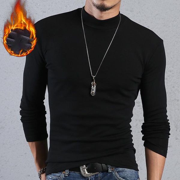 men's t-shirts arcsinx winter man casual fleece long sleeve t shirt men flannel slim fit turtleneck t-shirt homme plus size 4xl 6xl, White;black
men's t-shirts arcsinx winter man casual fleece long sleeve t shirt men flannel slim fit turtleneck t-shirt homme plus size 4xl 6xl, White;black