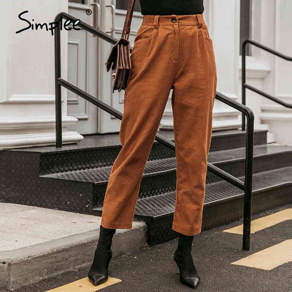 casual crimping women corduroy bottoms little flexible female autumn pencil pants middle waist ladies trousers 210414, Black;white
casual crimping women corduroy bottoms little flexible female autumn pencil pants middle waist ladies trousers 210414, Black;white