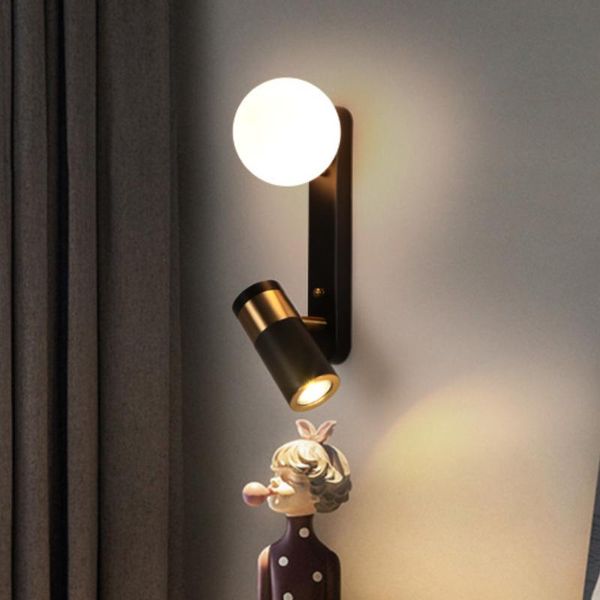wall lamp modern black rotatable glass ball light lighting for bedside bedroom living room entrance porch aisle study home decor
wall lamp modern black rotatable glass ball light lighting for bedside bedroom living room entrance porch aisle study home decor
