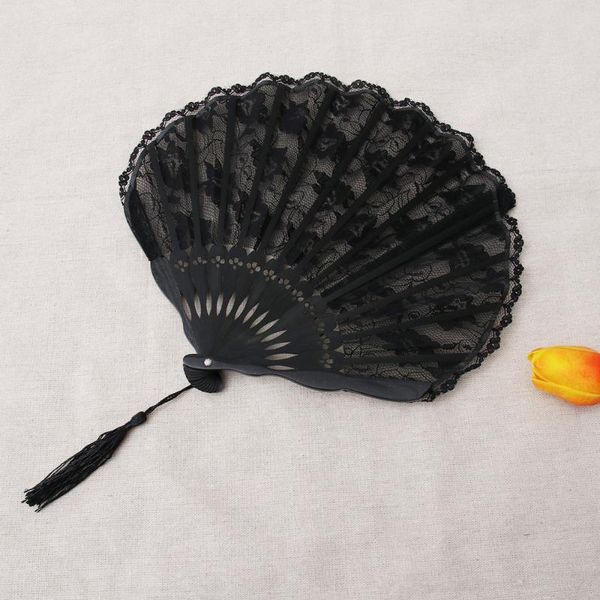 other home decor folding fans lace japanese style shell shape fan handheld with tassel for decoration gifts (black surface sh
other home decor folding fans lace japanese style shell shape fan handheld with tassel for decoration gifts (black surface sh