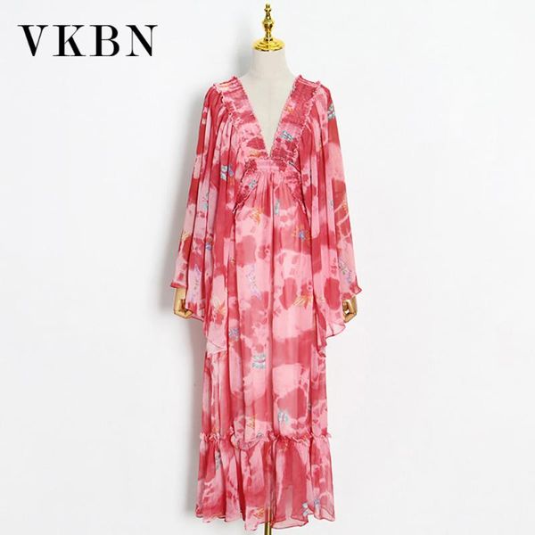 casual dresses vkbn 2022 summer dress women red printing v-neck batwing sleeve waist hollow party elegant, Black;gray
casual dresses vkbn 2022 summer dress women red printing v-neck batwing sleeve waist hollow party elegant, Black;gray
