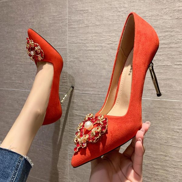 dress shoes wedding heels women crystal buckle pointed toe pumps slip on high heel slides shallow pump fashion sandalias mujer, Black
dress shoes wedding heels women crystal buckle pointed toe pumps slip on high heel slides shallow pump fashion sandalias mujer, Black