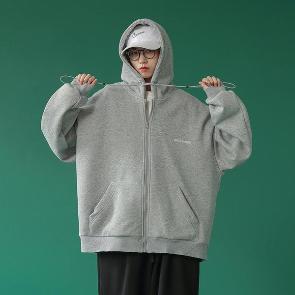 zipper thick hoodie women loose drawstring pocket long sleeve sweatshirt kady korean crop sudaderas de mujer clothes ed50ms women's hoo, Black
zipper thick hoodie women loose drawstring pocket long sleeve sweatshirt kady korean crop sudaderas de mujer clothes ed50ms women's hoo, Black