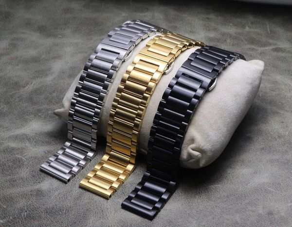 watch bands 18 20 22mm men's solid stainless steel strap band genuine leather upscale watchbands for smart watchsport wristband, Black;brown
watch bands 18 20 22mm men's solid stainless steel strap band genuine leather upscale watchbands for smart watchsport wristband, Black;brown