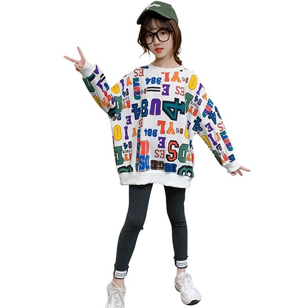 children clothes sweatshirt + leggings for girls spring autumn costume girl casual style children's tracksuit 210527, White
children clothes sweatshirt + leggings for girls spring autumn costume girl casual style children's tracksuit 210527, White