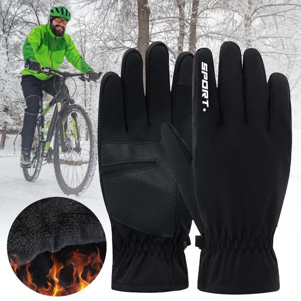 winter cycling warm gloves touch screen non-slip windproof outdoor skiing sports thermal plush lining black full finger
winter cycling warm gloves touch screen non-slip windproof outdoor skiing sports thermal plush lining black full finger
