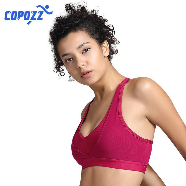 gym clothing copozz bra professional absorb sweat athletic running sports fitness women seamless backless padded vest tanks, White;black
gym clothing copozz bra professional absorb sweat athletic running sports fitness women seamless backless padded vest tanks, White;black