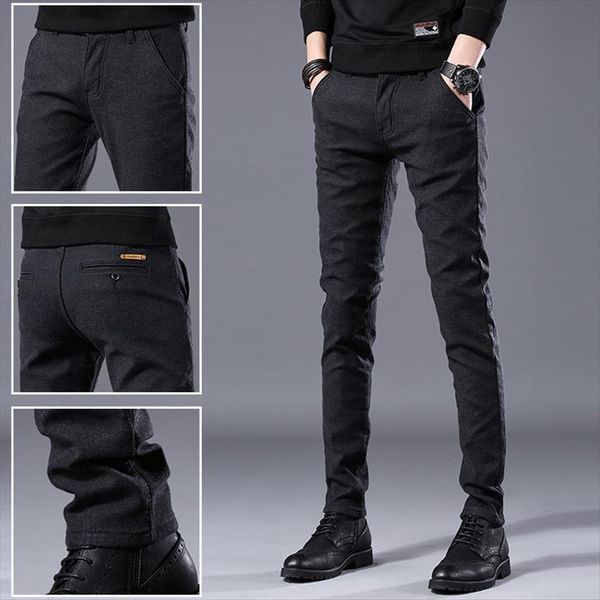 business casual trend designer korean women pants style slim male trousers classic plaid straight stretch men, Black
business casual trend designer korean women pants style slim male trousers classic plaid straight stretch men, Black