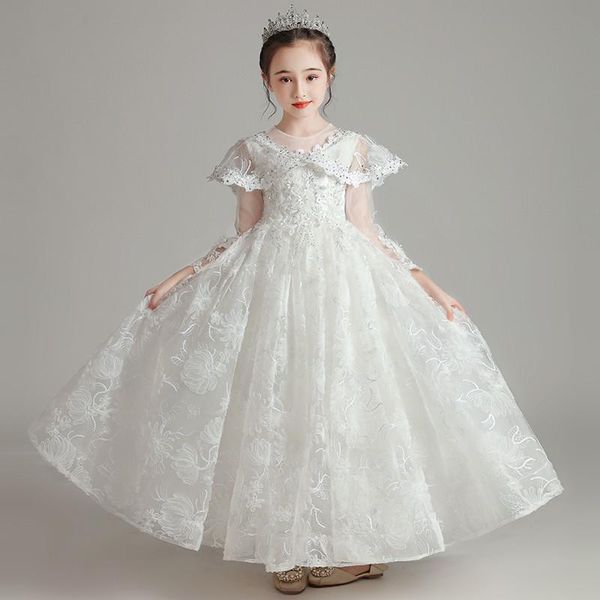children girls solid white color birthday wedding party ceremony princess lace dress kids teens elegant piano host fluffy girl's dresse, Red;yellow
children girls solid white color birthday wedding party ceremony princess lace dress kids teens elegant piano host fluffy girl's dresse, Red;yellow