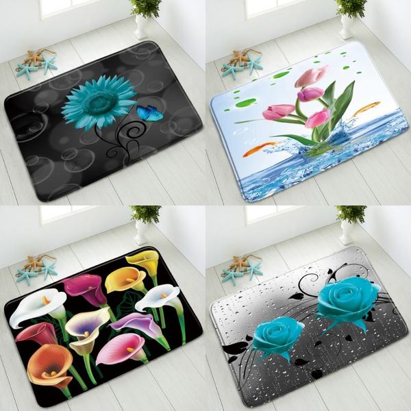 bath mats blue rose flowers mat floral plants butterfly anti-slip kitchen bedroom doormat rug washable foot pad carpet home decor
bath mats blue rose flowers mat floral plants butterfly anti-slip kitchen bedroom doormat rug washable foot pad carpet home decor