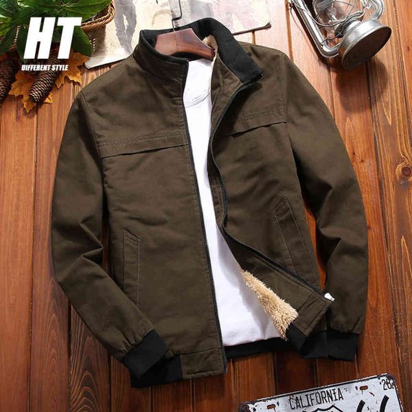 's winter warm fce cargo bomber s casual thick windbreaker slim fit coat brand baseball men et parka, Black;brown
's winter warm fce cargo bomber s casual thick windbreaker slim fit coat brand baseball men et parka, Black;brown