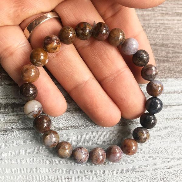 tennis healing stone bracelets for men gift natural beads wrist 8mm pietersite bracelet male, Golden;silver
tennis healing stone bracelets for men gift natural beads wrist 8mm pietersite bracelet male, Golden;silver