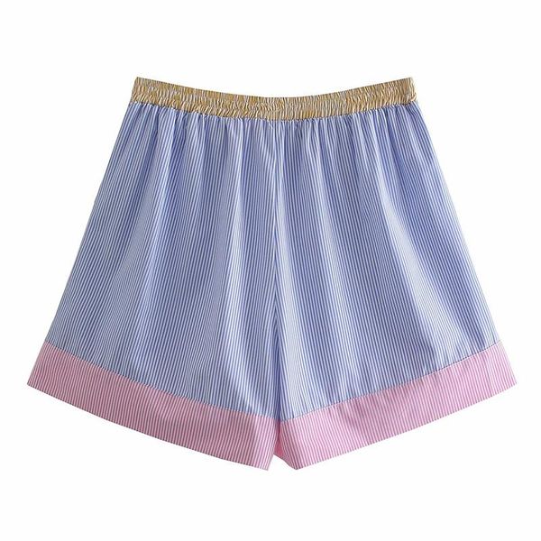 women's shorts women summer casual striped elastic waist oversized high 2021 femme patchwork, White;black
women's shorts women summer casual striped elastic waist oversized high 2021 femme patchwork, White;black