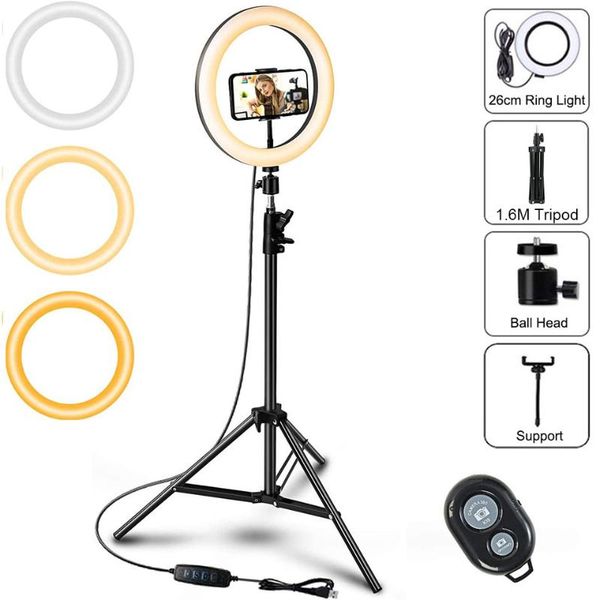 10inch led ring light with tripod fill lamp pography lighting dimmable trepied selfie ringlight phone stand holder youtube flash heads
10inch led ring light with tripod fill lamp pography lighting dimmable trepied selfie ringlight phone stand holder youtube flash heads