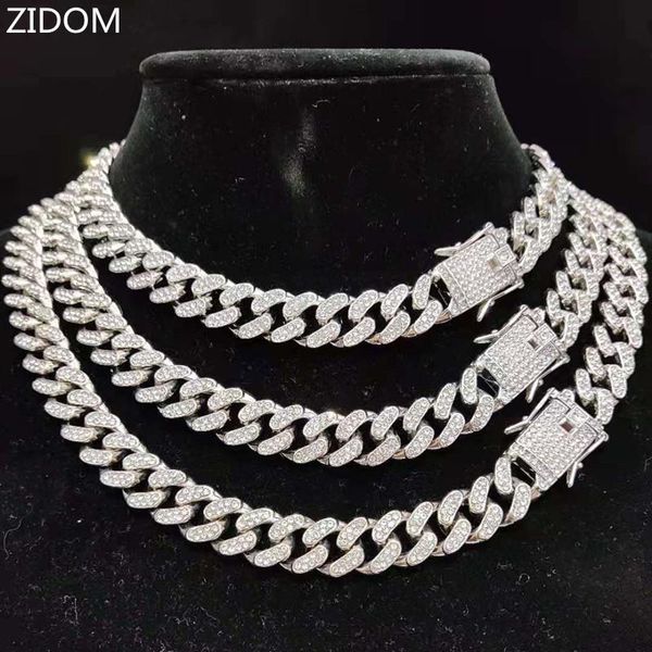 chains men women hip hop iced out bling chain necklace 13mm width miami cuban hiphop necklaces fashion jewelry, Silver
chains men women hip hop iced out bling chain necklace 13mm width miami cuban hiphop necklaces fashion jewelry, Silver