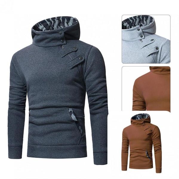 men's sweaters fall stylish stand collar long sleeve male pullover men hoodie button for daily wear, White;black
men's sweaters fall stylish stand collar long sleeve male pullover men hoodie button for daily wear, White;black