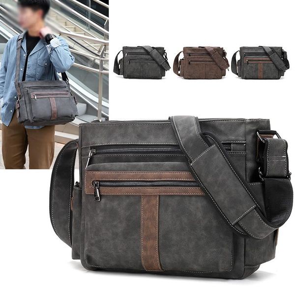 briefcases 2021 men's pu leather diagonal travel bag wholesale business leisure shoulder briefcase
briefcases 2021 men's pu leather diagonal travel bag wholesale business leisure shoulder briefcase