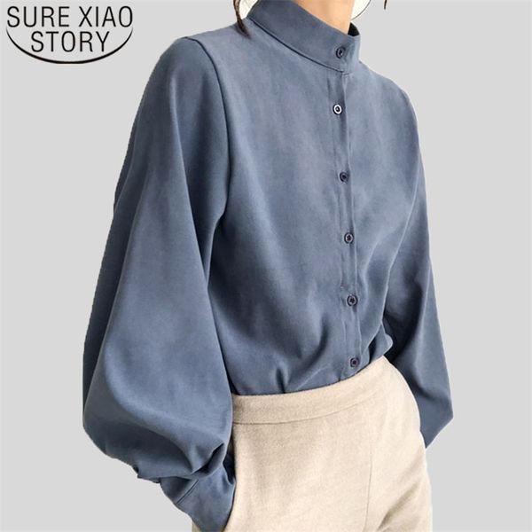 fashion women shirts shirt lantern long sleeve blouse solid stand collar office s and s 2516 210508, White
fashion women shirts shirt lantern long sleeve blouse solid stand collar office s and s 2516 210508, White