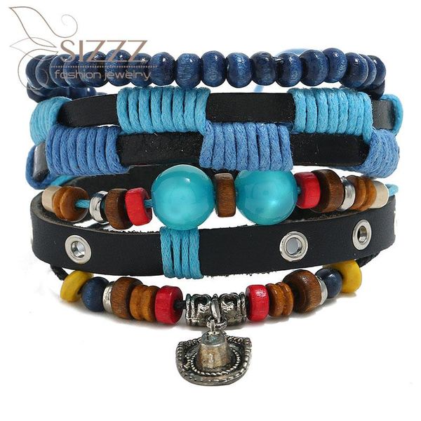 charm bracelets sizzz 2021 european and american jewelry multi-layer weaving diy three-piece combination bracelet&bangles for women/men, Golden;silver
charm bracelets sizzz 2021 european and american jewelry multi-layer weaving diy three-piece combination bracelet&bangles for women/men, Golden;silver