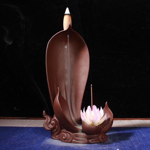 fragrance lamps traditional waterfall smoke lotus incense burner simple style classic office home decor with 10pcs mixed cones
fragrance lamps traditional waterfall smoke lotus incense burner simple style classic office home decor with 10pcs mixed cones