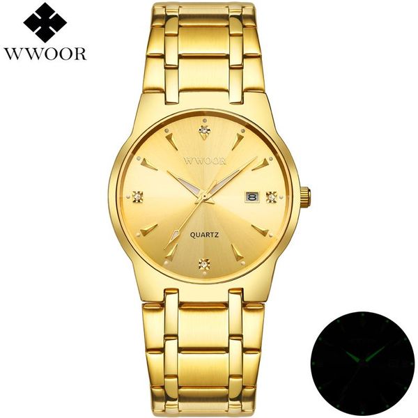 wristwatches wwoor mens watches quartz analog date gold stainless steel watch male waterproof golden dress wrist for men, Slivery;brown
wristwatches wwoor mens watches quartz analog date gold stainless steel watch male waterproof golden dress wrist for men, Slivery;brown